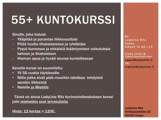 55 kuntokurssi