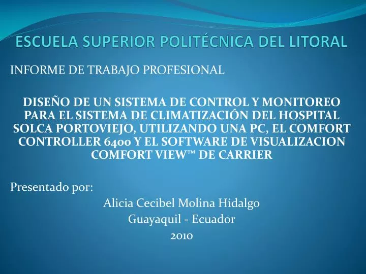 escuela superior polit cnica del litoral