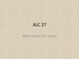 ALC 27