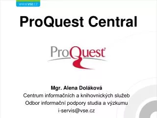 proquest central