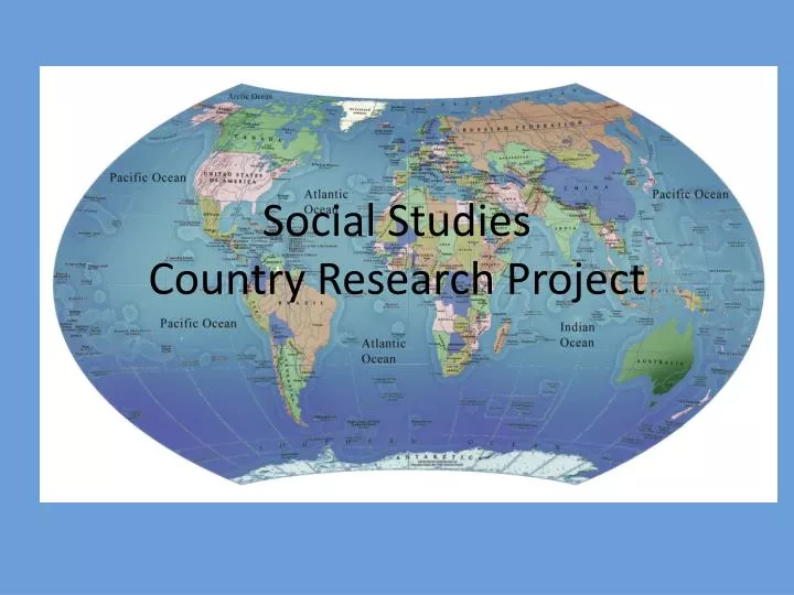 social studies country research project