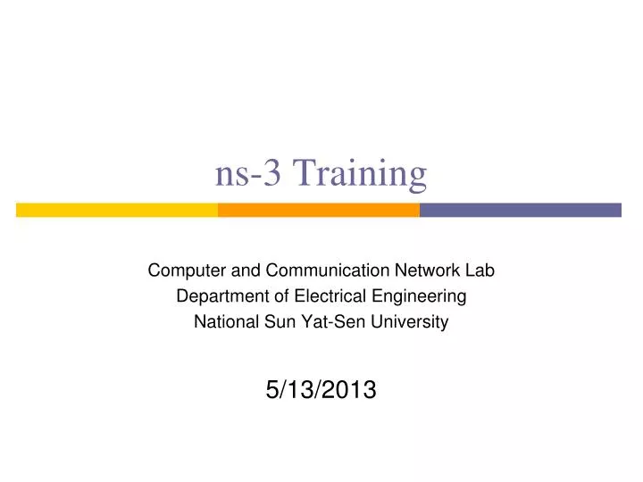 ns 3 training