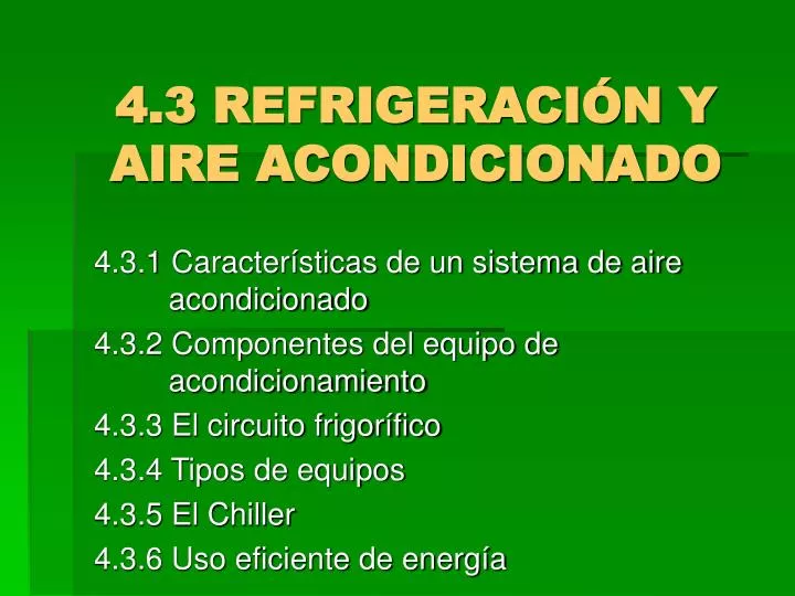4 3 refrigeraci n y aire acondicionado