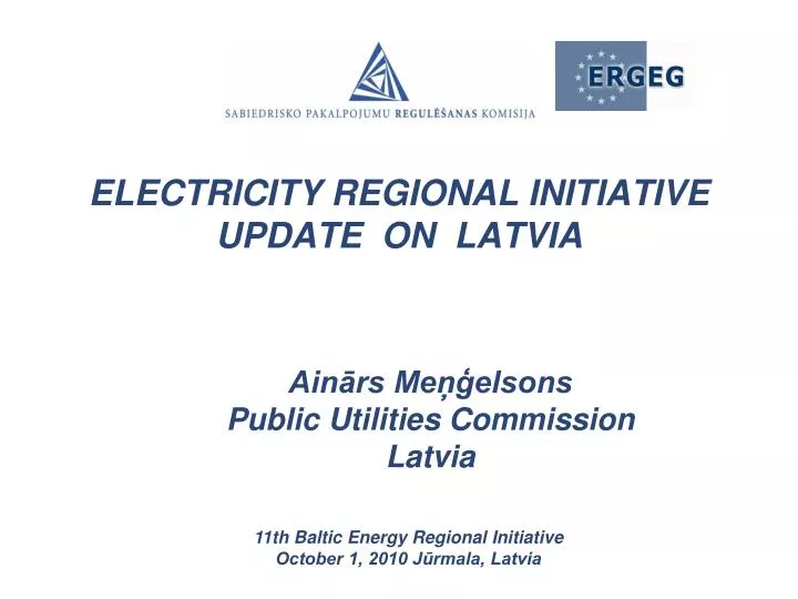 electricity regional initiative update on latvia