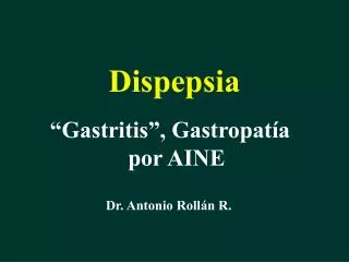 dispepsia