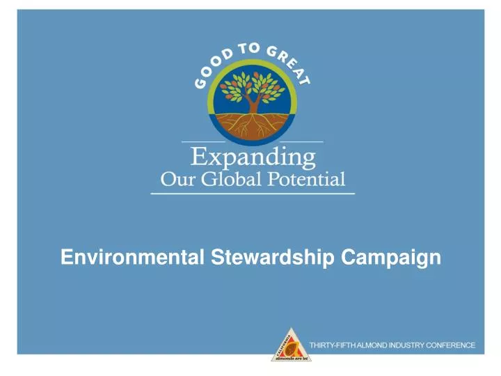 environmental stewardship campaign