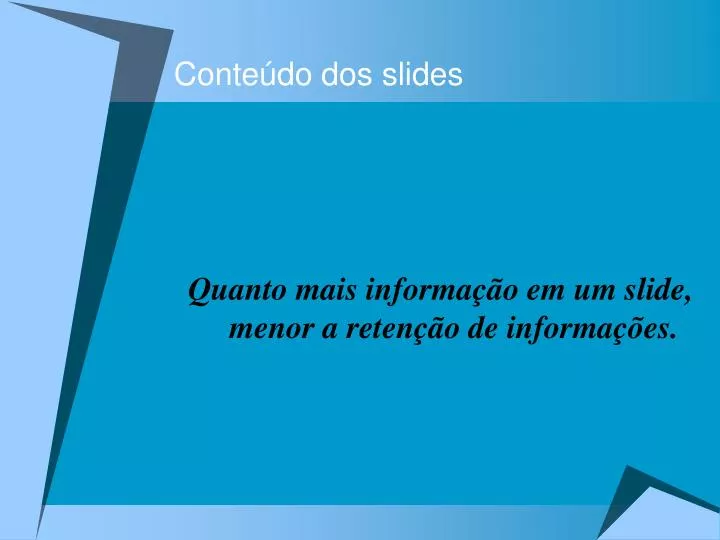 conte do dos slides