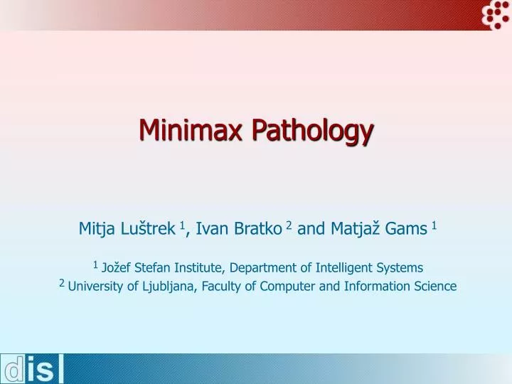 minimax pathology