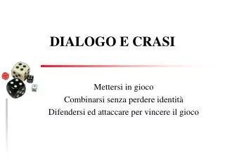 dialogo e crasi