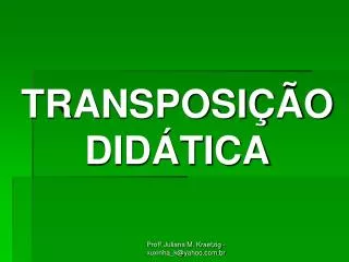 transposi o did tica
