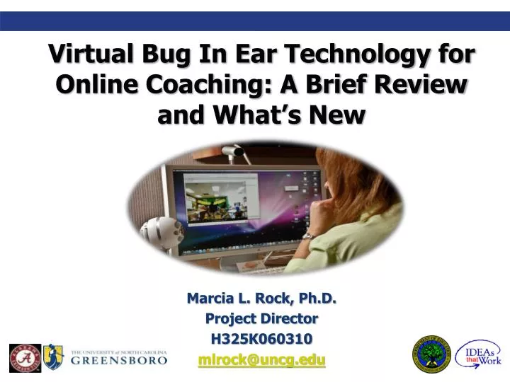virtual bug in ear technology for online coaching a brief review and what s new