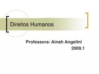 direitos humanos