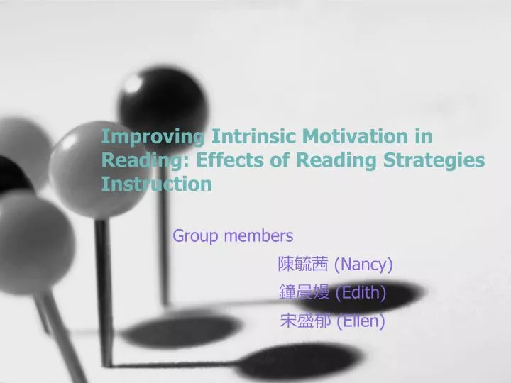improving intrinsic motivation in reading effects of reading strategies instruction