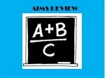 Practice AIMS Review Questions - Test Your Knowledge! - slide 1