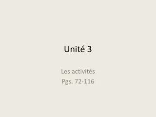 unit 3