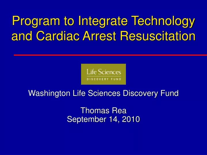 program to integrate technology and cardiac arrest resuscitation
