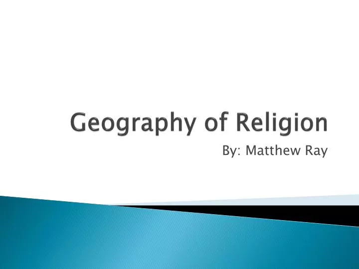geography of religion