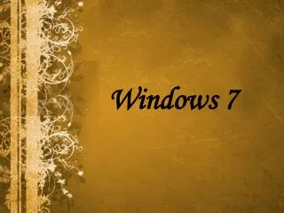windows 7
