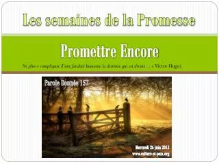 promettre encore