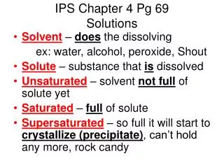 IPS Chapter 4 Pg 69 Solutions