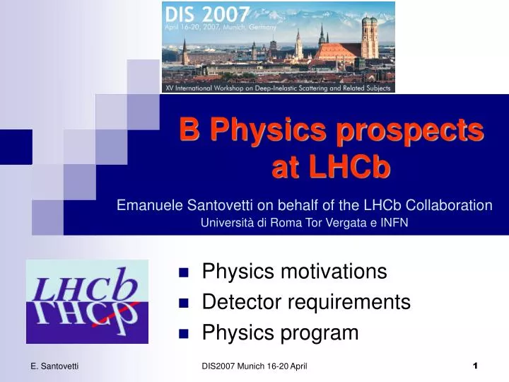 b physics prospects at lhcb