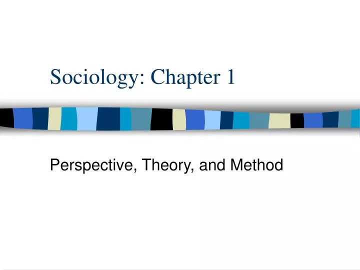 sociology chapter 1
