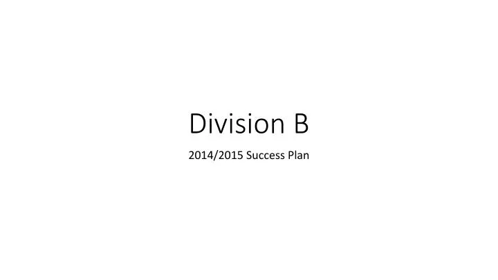 division b