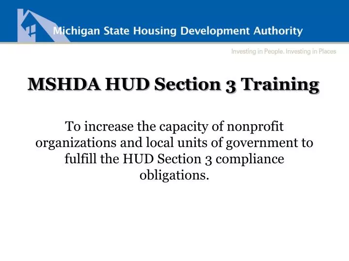 mshda hud section 3 training