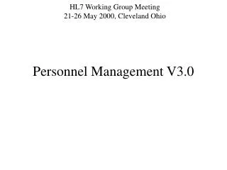 Personnel Management V3.0