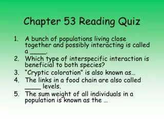 Chapter 53 Reading Quiz