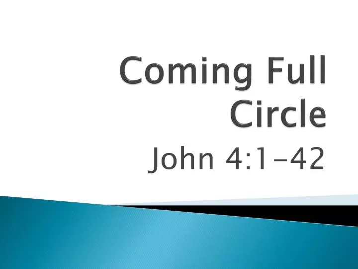 PPT - Coming Full Circle PowerPoint Presentation, free download - ID ...