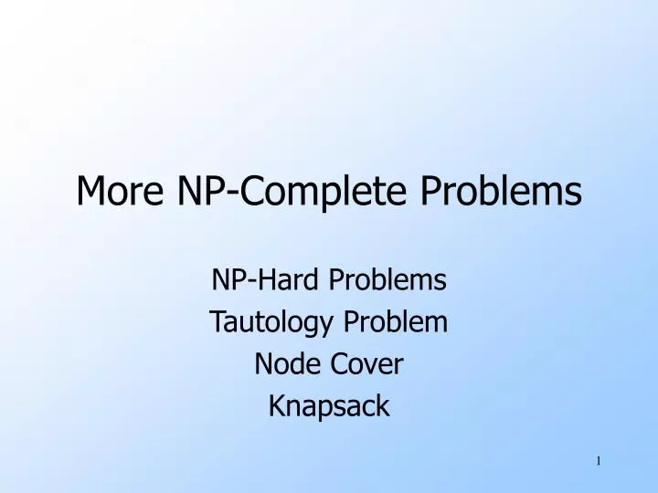 more np complete problems