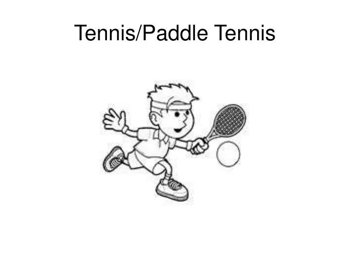 tennis paddle tennis