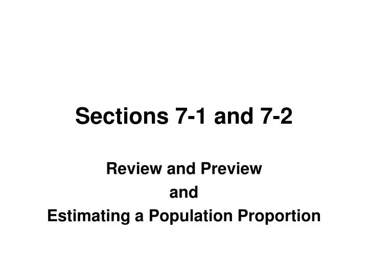 sections 7 1 and 7 2