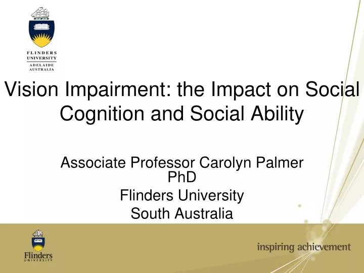 vision impairment the impact on social cognition and social ability