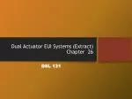 Dual Actuator EUI Systems (Extract) Chapter 26 - slide 1