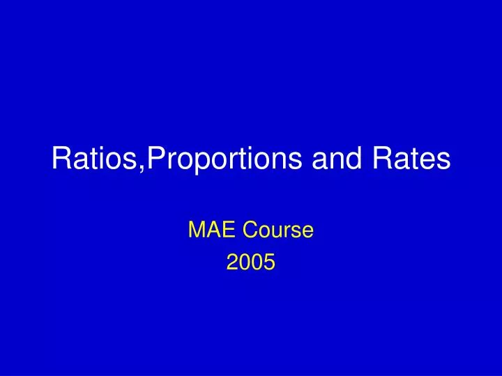ratios proportions and rates