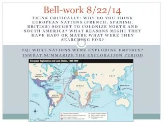 Bell-work 8/22/14