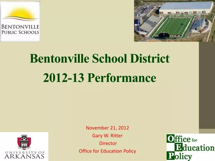 bentonville school district 2012 13 performance