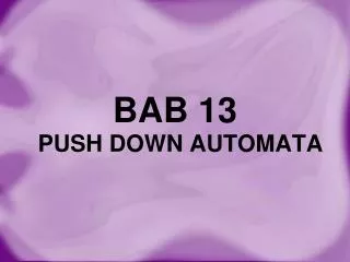 bab 13