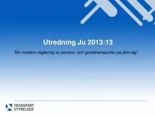 utredning ju 2013 13