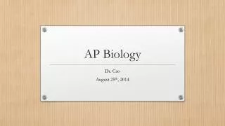 AP Biology