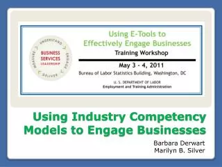 Using Industry Competency Models to Engage Businesses