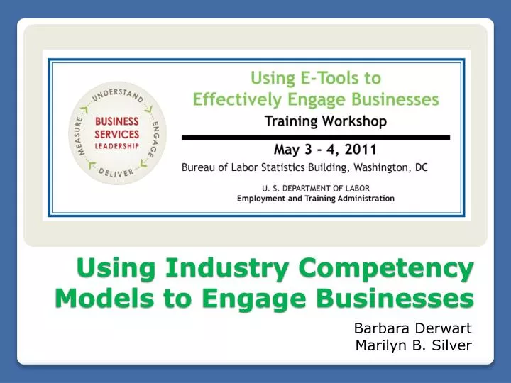using industry competency models to engage businesses