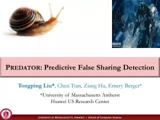 Predator : Predictive False Sharing Detection