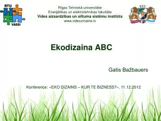 ekodizaina abc