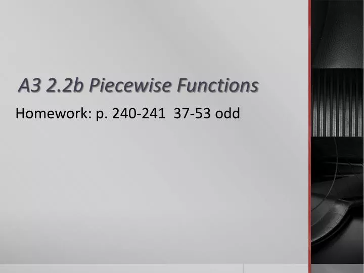a3 2 2b piecewise functions