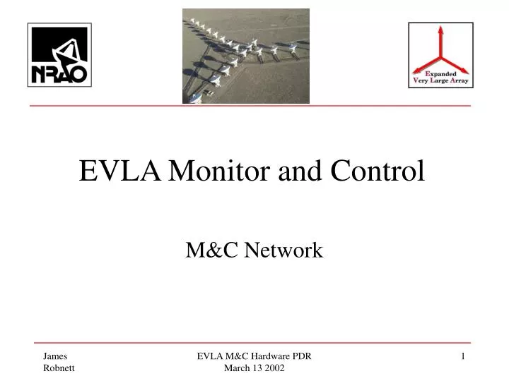 evla monitor and control