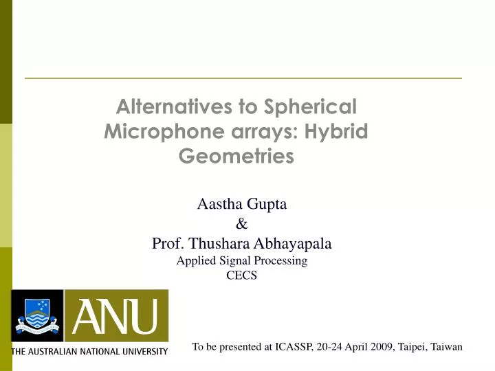 alternatives to spherical microphone arrays hybrid geometries