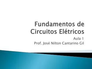 fundamentos de circuitos el tricos